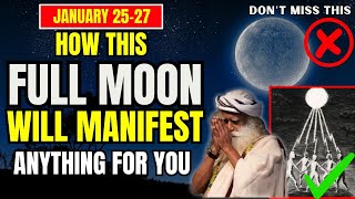 ✅Full Moon January 25th | This Full Moon Will Bring Miracles? | Leo Full Moon 2024