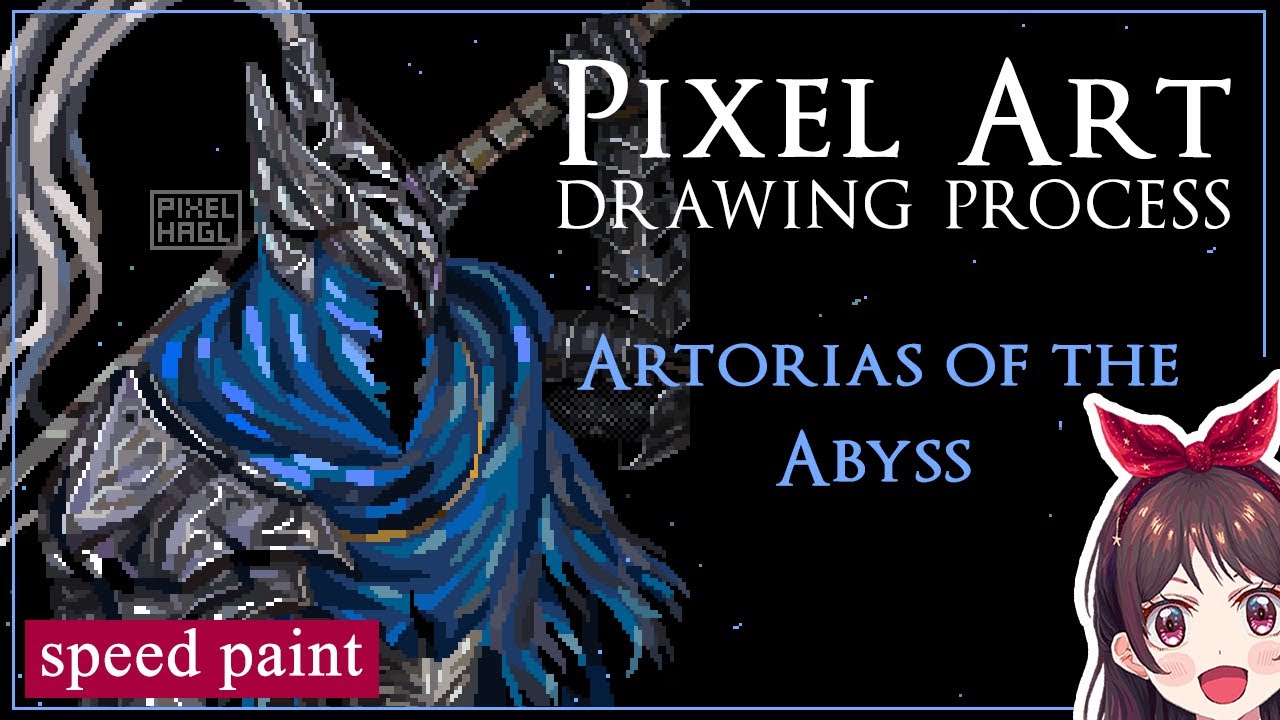 [TIME-LAPSE] Drawing Artorias of the Abyss - Dark Souls [pixel art ...