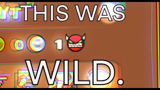 TRASH Geometry Dash player BEATS HIS FIRST DEMON!