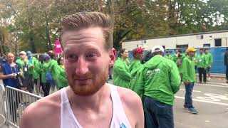 Reed Fischer After 10th Place at 2022 NYC Marathon