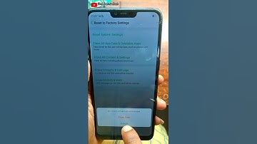 Oppo a3s factory reset setting // erase all data ( factory reset )
