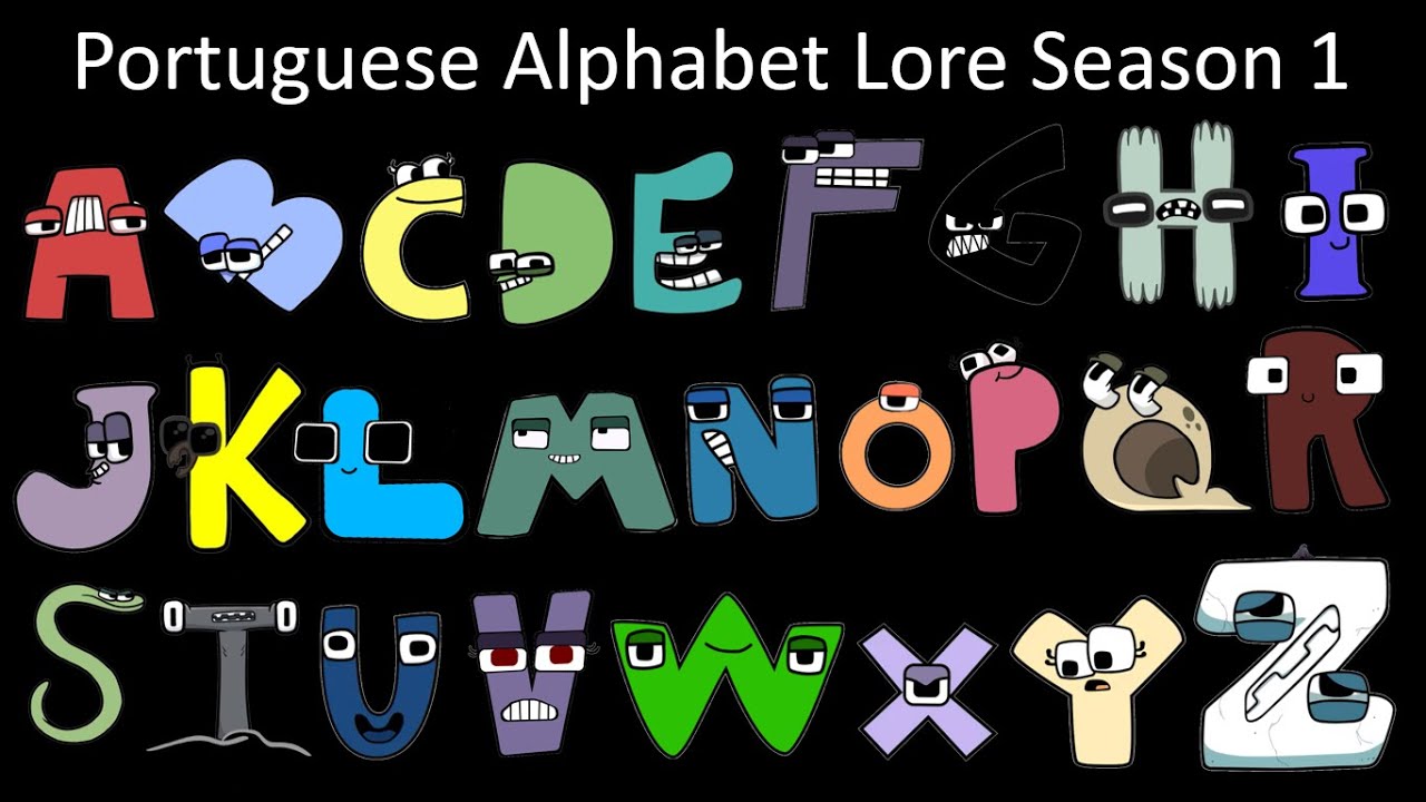 Interactive Portuguese Alphabet Lore. 