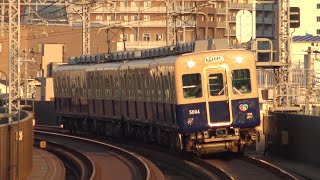 【4K】阪神電車　普通列車5001形電車　5001F　出屋敷駅到着