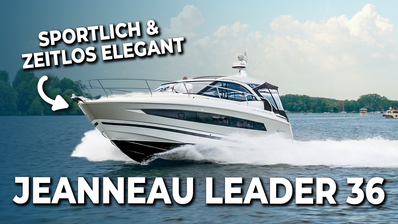 ⁣Jeanneau Leader 36 – Eleganter Sportcruiser für erholsame Tage auf dem Wasser☀️