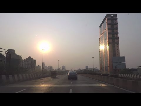 Driving in Navi Mumbai (Panvel to Vashi) - Maharashtra, India