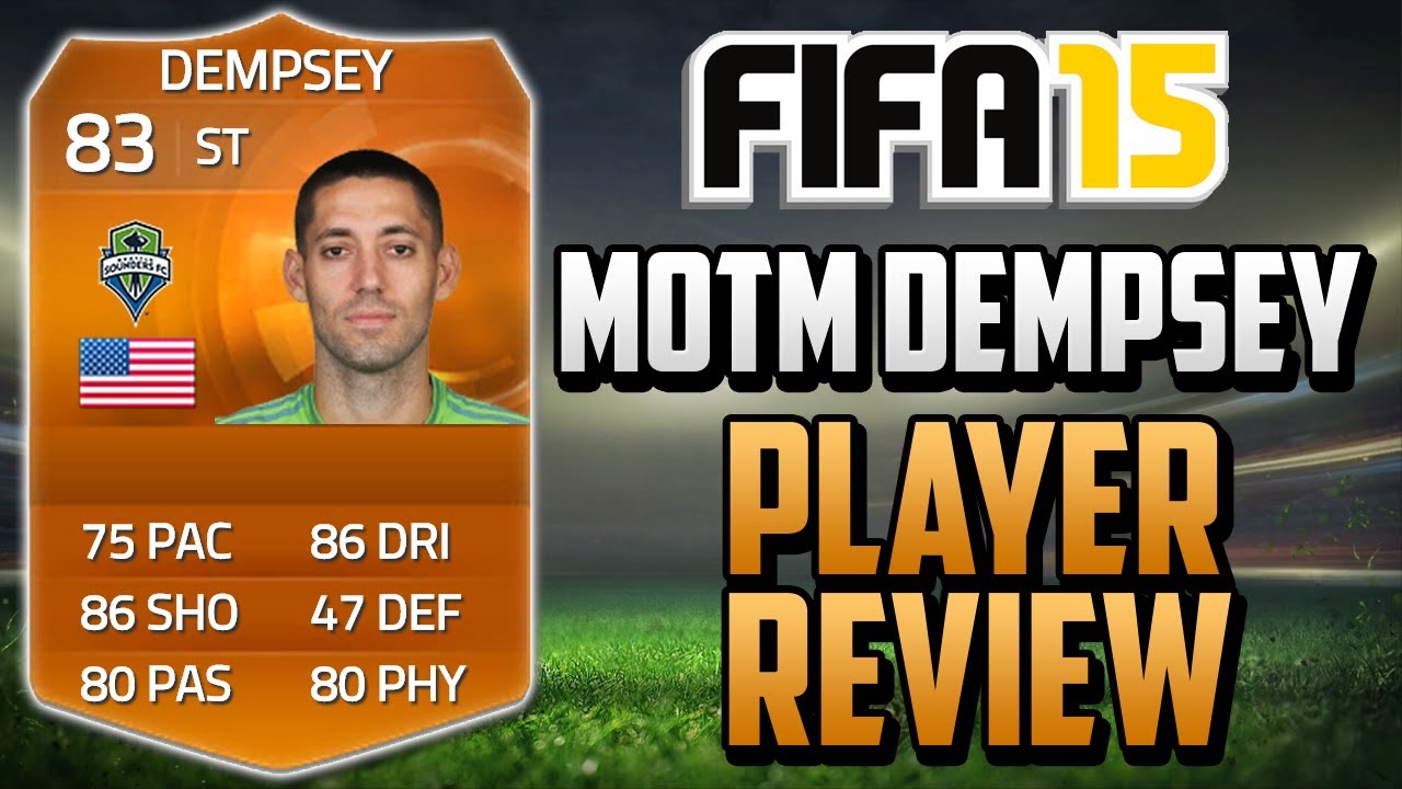 FIFA 15 MOTM DEMPSEY 83 PLAYER REVIEW & IN-GAME STATS