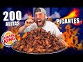 200 ALITAS PICANTES para UNA PERSONA en +30 MINUTOS (spicy wings challenge 🔥)