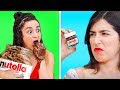 COMIDA GIGANTE VS. EN MINIATURA || ¡Retos graciosos y bromas locas para los amantes de la comida!