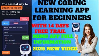 How to use mimo app | How to learn coding from mimo app | mimo app review in Hindi #mimoapp#coding screenshot 1