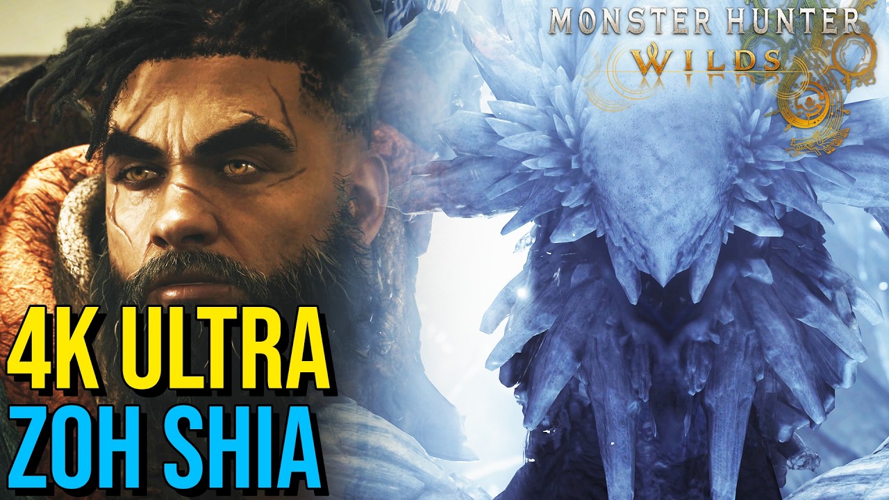 ZOH SHIA Boss Fight - Monster Hunter Wilds (Hammer, 4K, ULTRA) - No Commentary