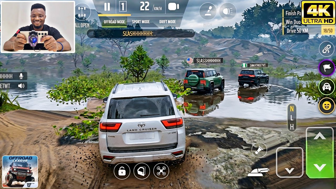 Offroad league Online - Toyota Land Cruiser, Yangwang U8 & Lexus LX600 Extreme Offroad Drive 