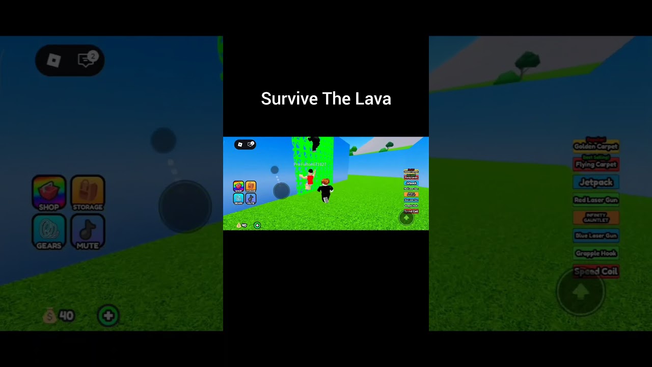 Roblox Survive The Lava
