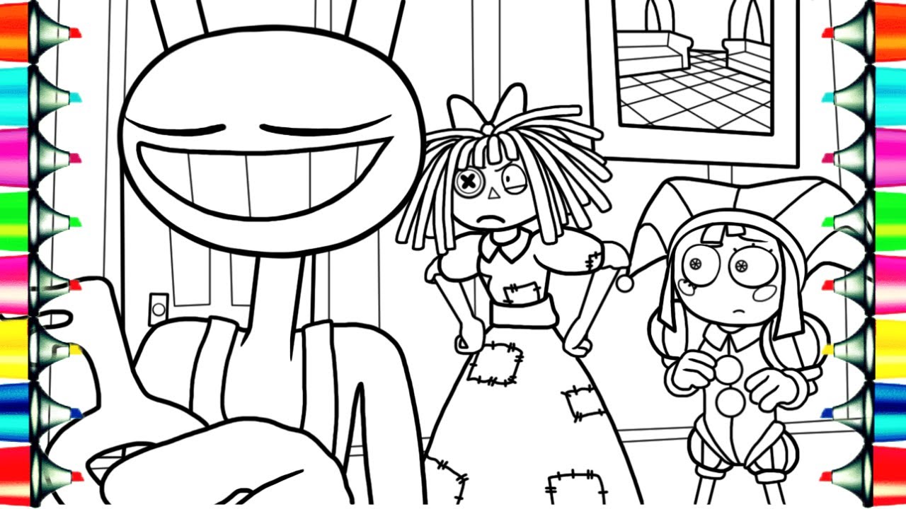 The Amazing Digital Circus Pilot / Jax opens Kaufmo's room / New Coloring Pages / NCS Music ...