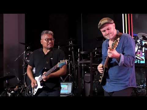 JAMMING WITH ALEX HUTCHINGS AT ROLAND/BOSS STORE LAUNCH JAKARTA