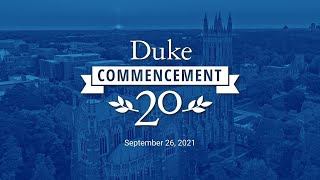 Duke Commencement 2020