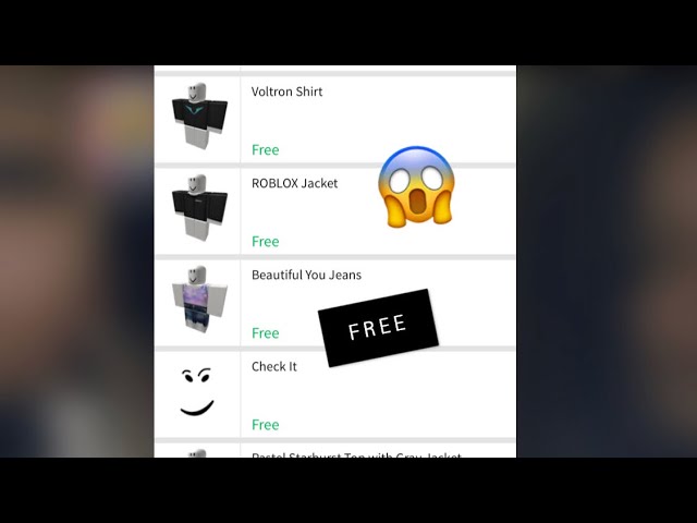 How To Get Free Clothes On Roblox Mobile Youtube - voltron shirt roblox free