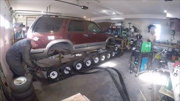 Custom Tracked Vehicle, Part 12 Track Assembly and Test