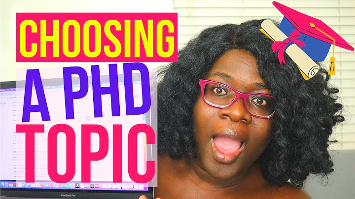 HOW TO CHOOSE A PhD TOPIC | tips + tricks to help you CHOOSE