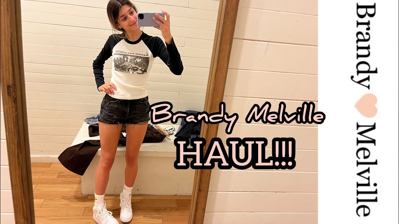 Brandy Melville Haul for back to school shopping | Sophia GP