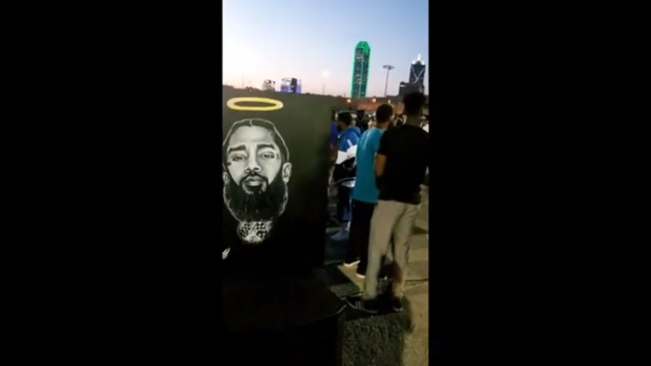 Nipsey Hussle Candle Light Vigil At Dallas Texas Rip Nipsey Youtube