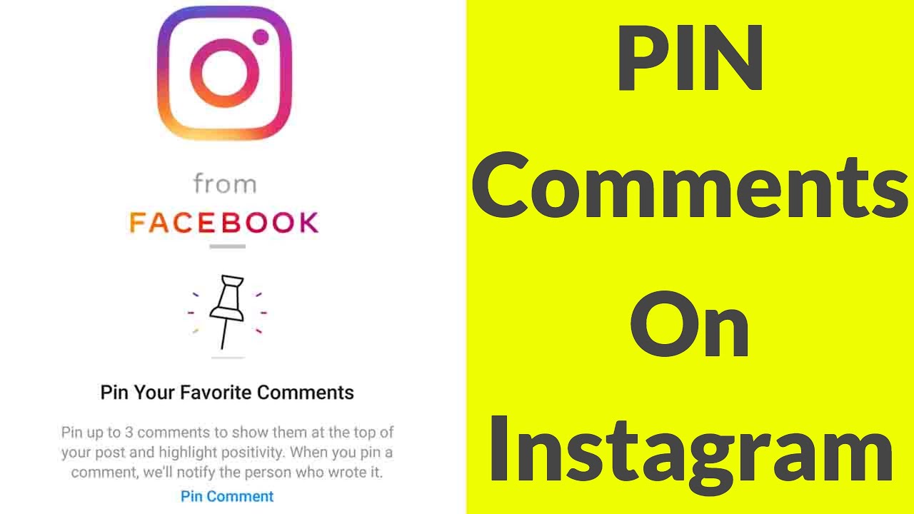How To Pin a Comment On Instagram Post - YouTube