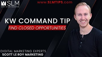 KW Command Tip - Find Closed Opportunities