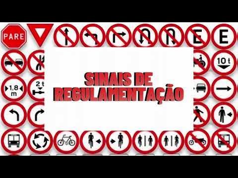 Características dos sinais de Regulamentação.