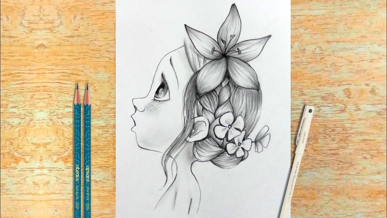 Creative Pencil Sketch Easy Drawings Flutejinyeoung