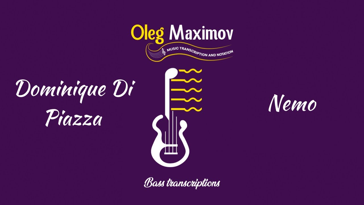 Dominique Di Piazza - Nemo - How to play bass - Bass Transcription