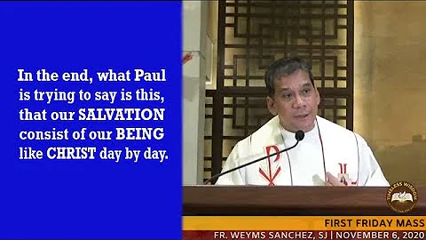 Timeless Wisdom Homily|First Friday Devotion to the Most Sacred Heart of Jesus| Fr Weyms Sanchez, SJ