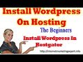 Install WordPress On Hosting - Install WordPress In Hostgator|How To Set Up A Self-Hosted WordPress