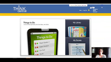 How to log in to Think Central and take an assessment