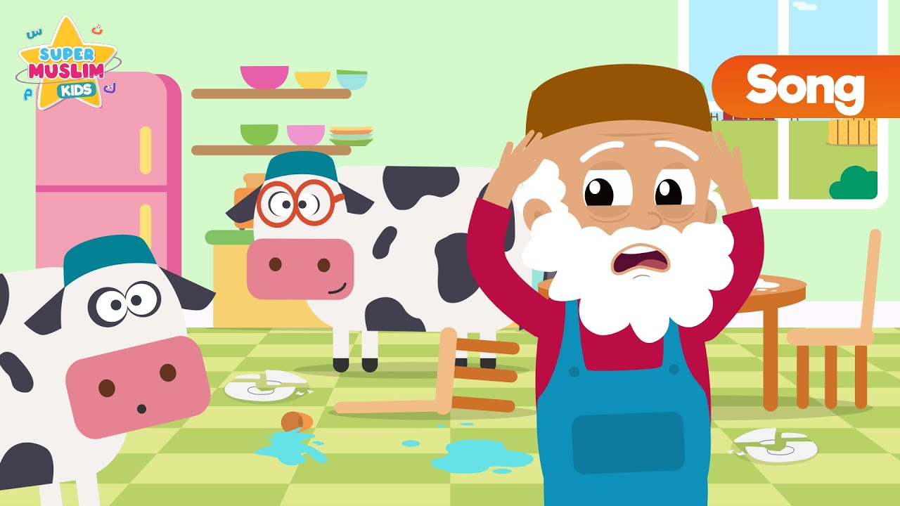 513 Cows in the Kitchen 穴開き仕掛け音声絵本 Cows in the Kitchen