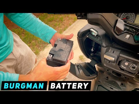Suzuki Burgman 400 Battery Replacement – 2017-Current | Mitch's Scooter Stuff
