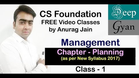 CS Foundation Business Management Video Lectures - Planning for June 2019 / Dec 2019