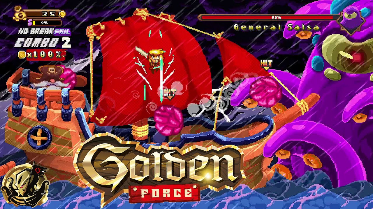 Golden Force le platformer 2D  8BITS-16BITS Gameplay PC