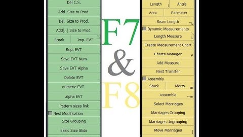Lectra Modaris Option F7 & F8 || How to operate lectra? || Lectra option details