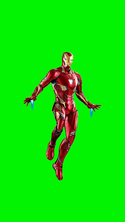 Iron Man 2D Green screen #shortvideo #greenscreen