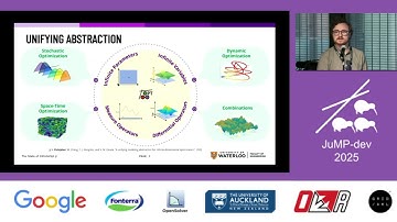 The State of InfiniteOpt.jl | Joshua Pulsipher | JuMP-dev 2025
