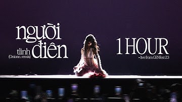 ♬ 1 HOUR | tlinh - người điên (Onionn. remix) - live from GENfest 23 (Lyrics Video)