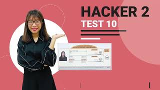 GIẢI ĐỀ TOEIC| HACKER 2| TEST 10