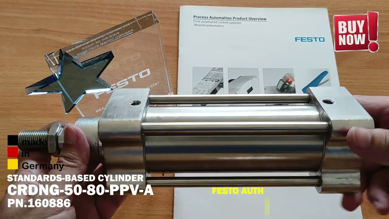 FESTO STANDARDS-BASED CYLINDER CRDNG-50-80-PPV-A PN.160886