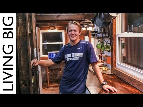 College Student Builds Outstanding DIY $15,000 Tiny House For Debt Free Living