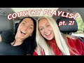 COUNTRY PLAYLIST 2020 PT 2!!! (ft. my roomie)
