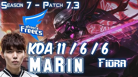 AFs MaRin FIORA vs JAYCE Top - Patch 7.3 KR Ranked