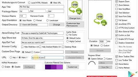 How To Convert Website into Android Application - With Google Admob