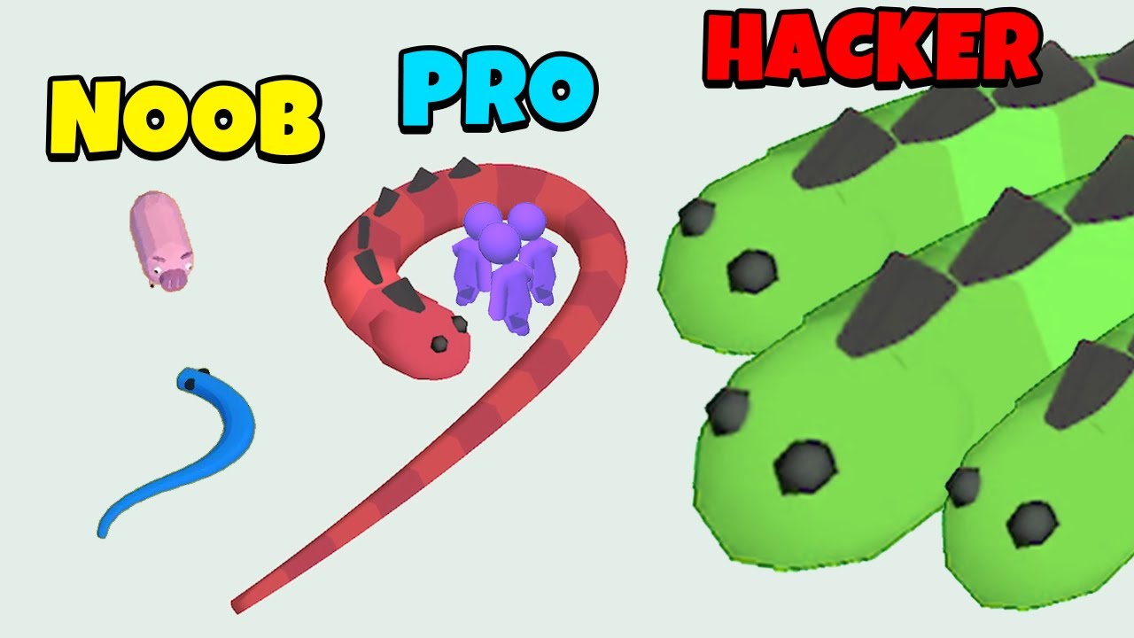 NOOB vs PRO vs HACKER Snake Crusher YouTube