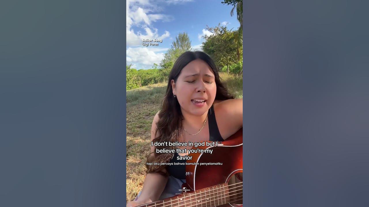 Sailor song acoustic version is so good ❤️ 🎤: #gigiperez #sailorsong #shorts