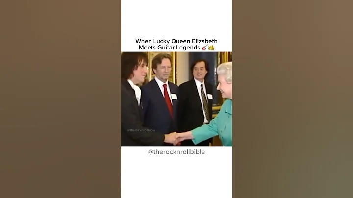 Queen Elizabeth Meeting Guitar Legends 🎸❤️