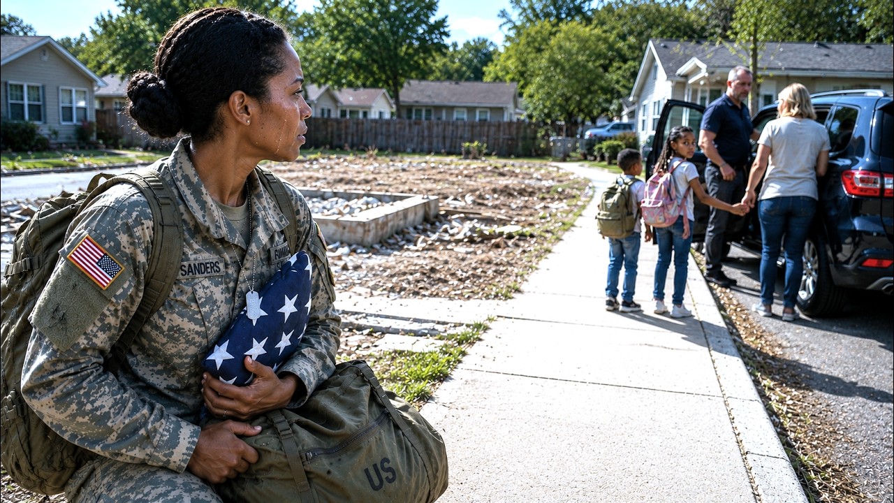 I came home from fourteen months of deployment and stood in front of my own house with thirty-four pounds on my back. The windows were boarded. The grass was up to my knees. A foreclosure notice...